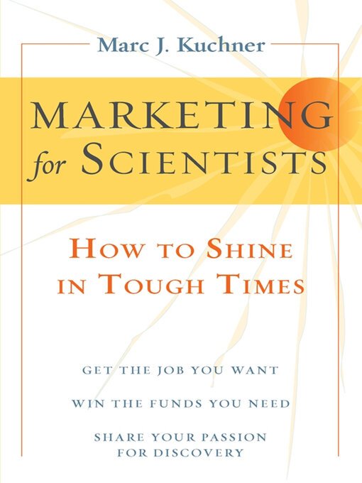 Cover image for Marketing for Scientists